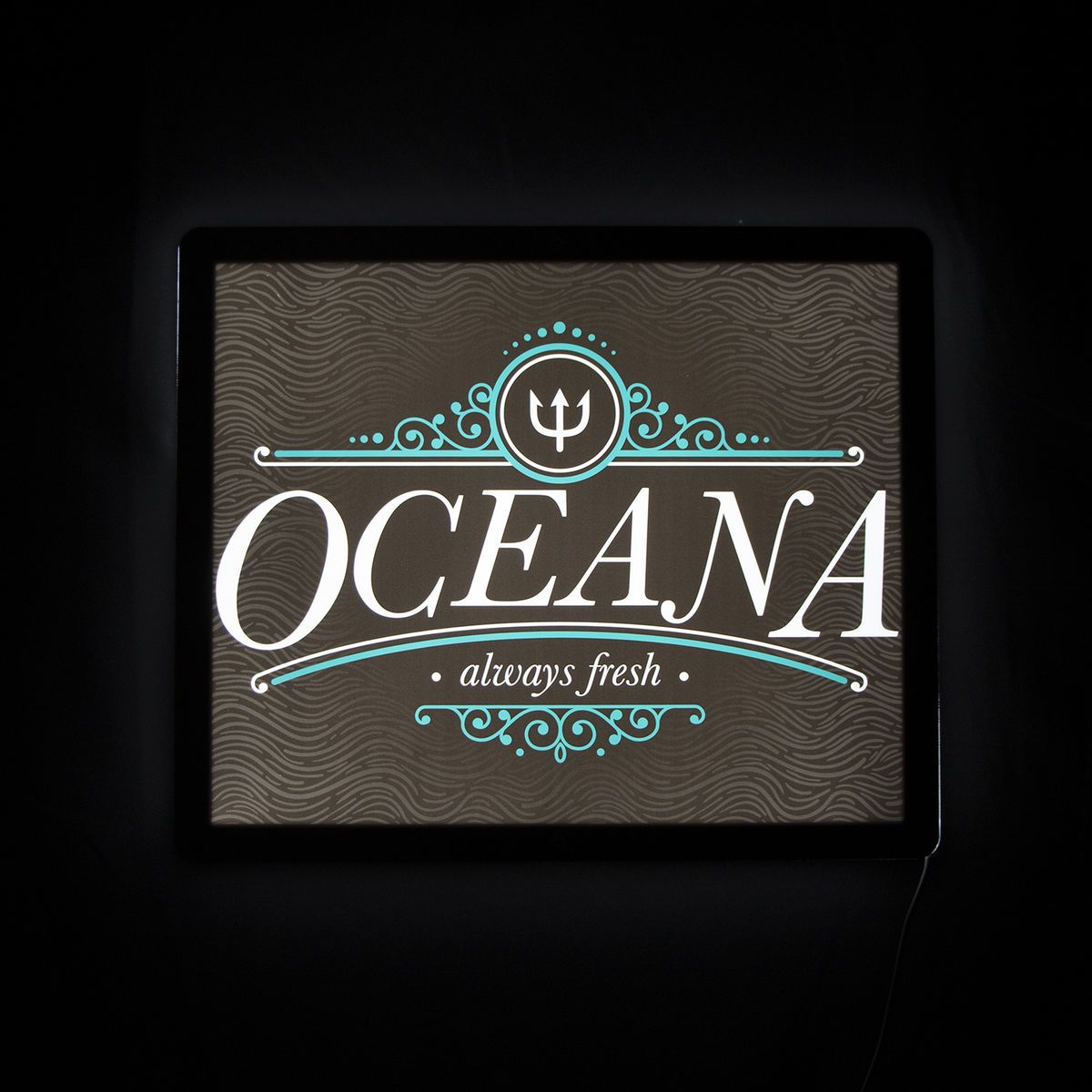 18"W x 15"H Luxe Glo Sign