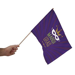 12" x 18" Stick Flag Kit with Ball Tip (Set of Six)