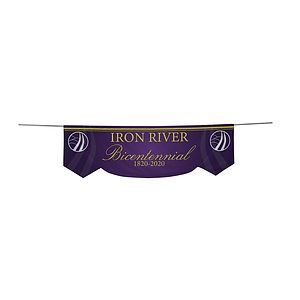 3' x 10' Parade Banner Scallop Bottom Kit