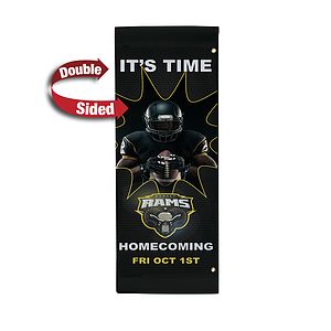 18" x 48" Vinyl Boulevard Banner Double-Sided