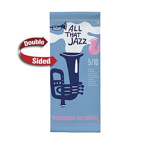30" x 72" Vinyl Boulevard Banner Double-Sided
