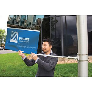 30" Premium Bracket System with a Spring Arm (Double)
