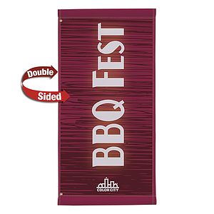 30" x 60" Fabric Boulevard Banner Double-Sided