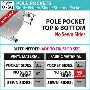 2' x 4' 13 oz. Smooth Vinyl Banner Single-Sided