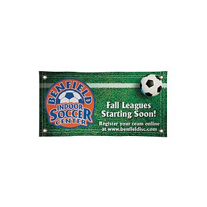 2' X 4' Super Poly Knit Fabric Banner