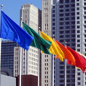 5' x 8' Solid-Color Nylon Flag