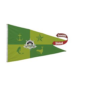 4' x 6' Nylon Burgee Flag Double-Sided