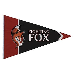 4' x 6' Nylon Pennant Flag Single-Sided