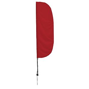 10' Solid-Color Stadium Flutter Flag Kit Single-Sided