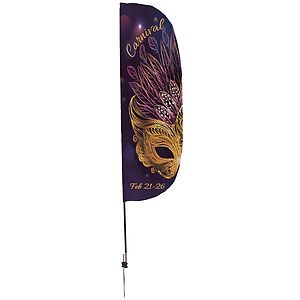 10' Stadium Flutter Flag Kit Single-Sided