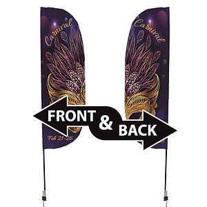 10' Stadium Flutter Flag Kit Single-Sided