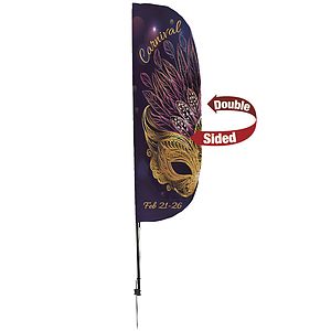 10' Stadium Flutter Flag Kit Double-Sided