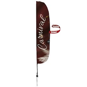 15' Stadium Flutter Flag Kit Double-Sided