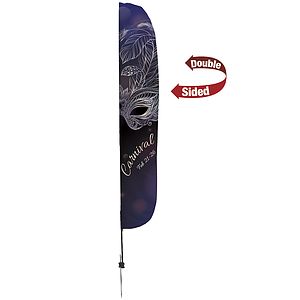 18' Stadium Flutter Flag Kit Double-Sided