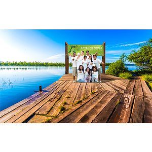 3' x 10' PVC-Free Banner Single-Sided