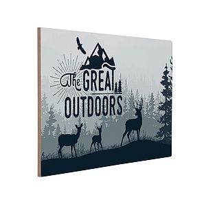11" x 17" MDF Wood Print