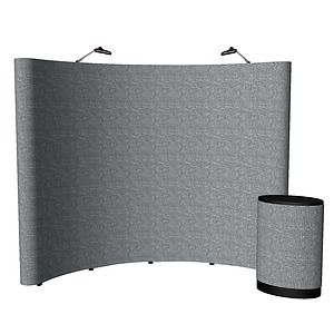 10' Echo Pop-Up Display Kit (Fabric with Lights)