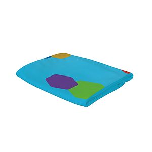 6' Straight Splash Tabletop Display Face Graphic Panel (Polyester Knit)