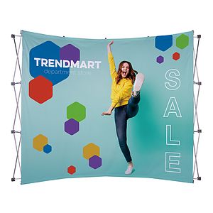 10' Curved Splash Floor Display Face Kit (Polyester Knit)