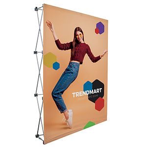 5' Straight Splash Floor Display Face Kit (Polyester Knit)