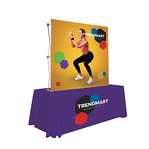 6' Straight Splash Tabletop Face Kit (Block-Out Fabric)