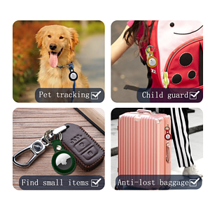 QuickShip  Apple AirTag Leatherette Case