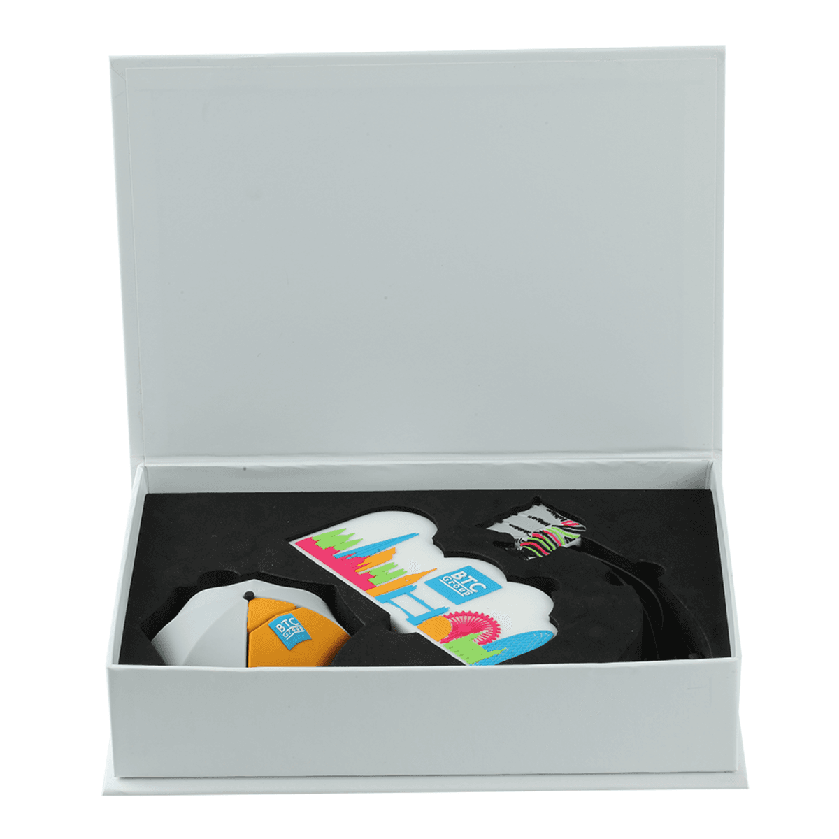 Promotional Custom pvc bluetooth speaker gift set Personalized With