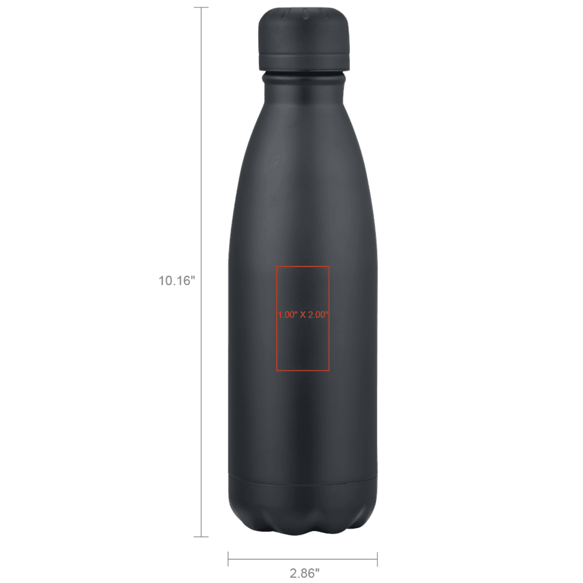 Mugu 17oz Stainless Steel Water Bottle