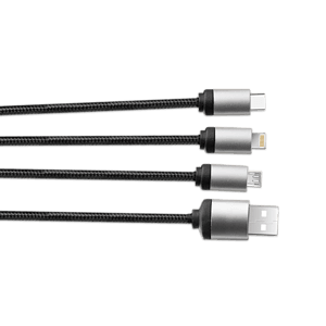 Howe 4 in 1 Light up logo Charging Cable with
