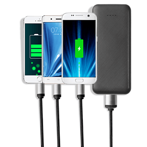 Howe 4 in 1 Light up logo Charging Cable with