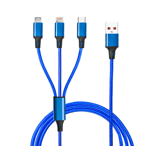 Taft Avenue 3 in 1 Nylon Braided Charging Cable