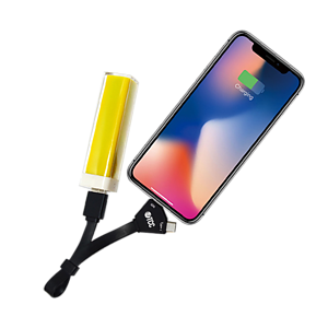 Kelso 22cm length TPE 3in1 Charging Cables w/ USB tip, Type C tip, iPhone & Android 2 in 1 tip