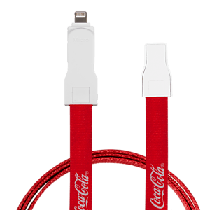 Wildrose Lanyard, 3 in1 Charging Cable with USB Tip