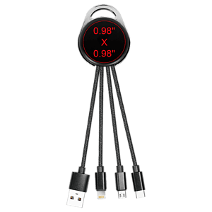 Olcott 3-in-1 Light-up Charging Cables