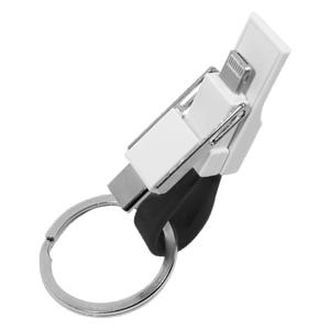 Carol Stream 3-in-1 Key Ring Charging Cable