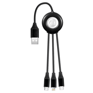 Giraffe 3-in-1 Light Up Charing Cable