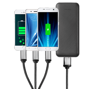 Modesto Back-lit 3-in-1 Charging Cable