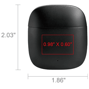 Lloyd Black Metal Wireless Earbuds
