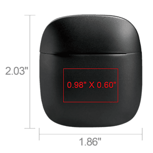 Lloyd Black Metal Wireless Earbuds