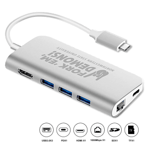 Medina 8-in-1 Laptop Docking Station