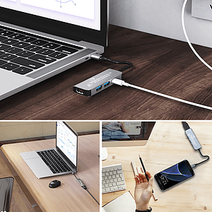 Kelso 4-in-1 Laptop Docking Station