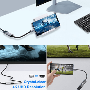 Rosen USB C to 4K HDMI Adapter