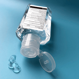 Quickship 2 oz Rectangle 75% Alcohol Hand Sanitizer