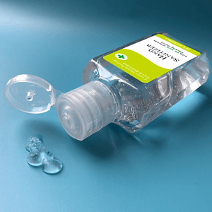 Quickship 2 oz Rectangle 75% Alcohol Hand Sanitizer