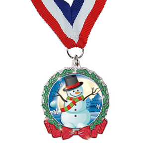 Iron Imitation Cloisonné Medal (Simports)