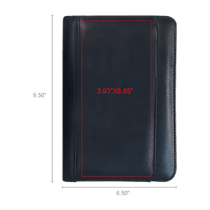Burbank Junior Padfolio with Zipper Closure