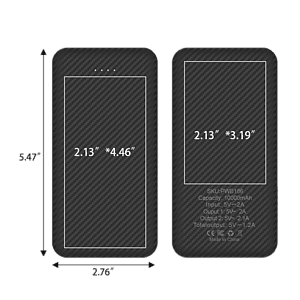 The Hegewisch Carbon Fiber 10000mAh Power Bank
