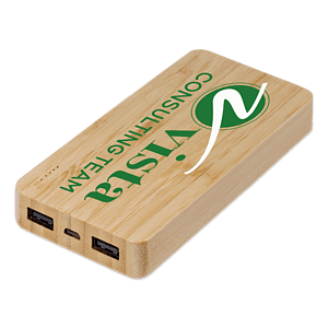 Hayes Street Bamboo Wireless Power Bank 10000