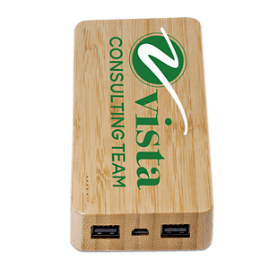 Hayes Street Bamboo Wireless Power Bank 10000