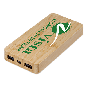 Hayes Street Bamboo Wireless Power Bank 10000